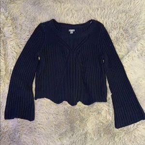 Super Cute Cropped Knitted Sweater Top From Aerie